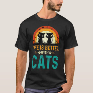 With Cats Grumpy Old Man Animal T-Shirt