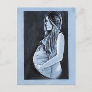 with child - postcard