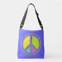 With Colours Filled PEACE Sign 1