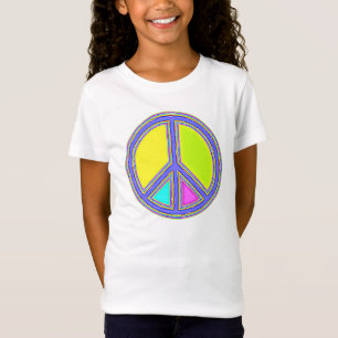With Colours Filled PEACE Sign 1 T-Shirt