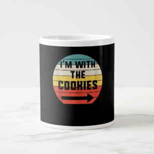 With Cookies Halloween Matching Couple Gift Large Coffee Mug