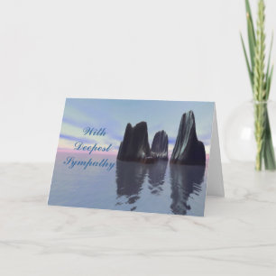 "With Deepest Symapthy" Christian Sympathy Card