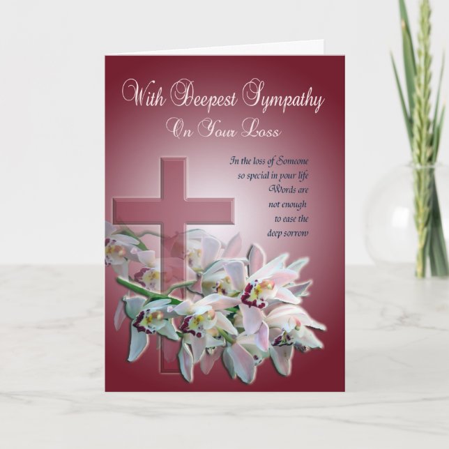 With Deepest Sympathy Card (Front)