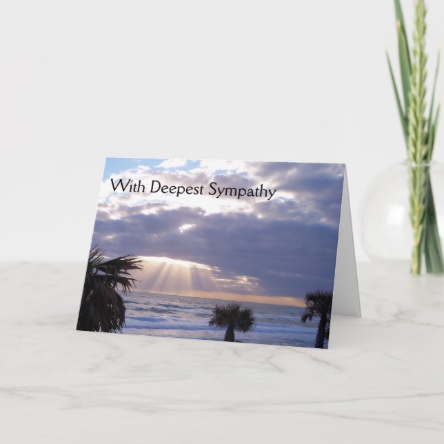 With Deepest Sympathy Card (Front)