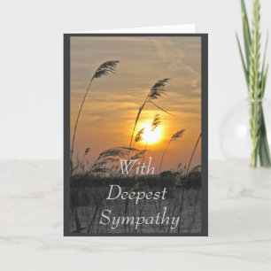 With Deepest Sympathy Card