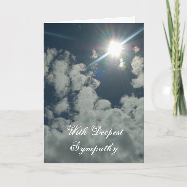 With Deepest Sympathy Card (Front)