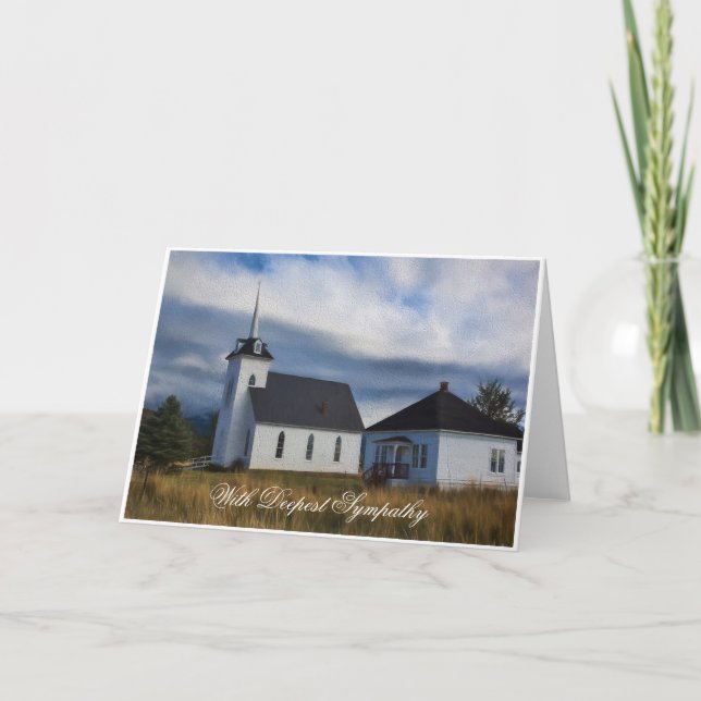 WITH DEEPEST SYMPATHY CARD (Front)