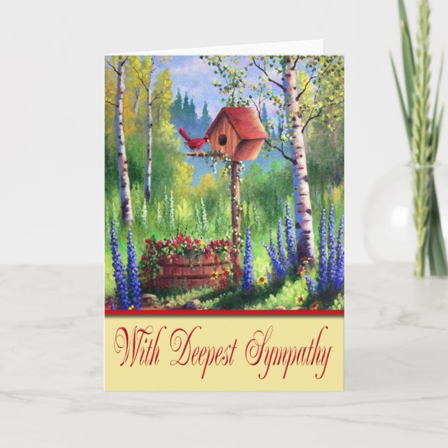 WITH DEEPEST SYMPATHY CARD (Front)