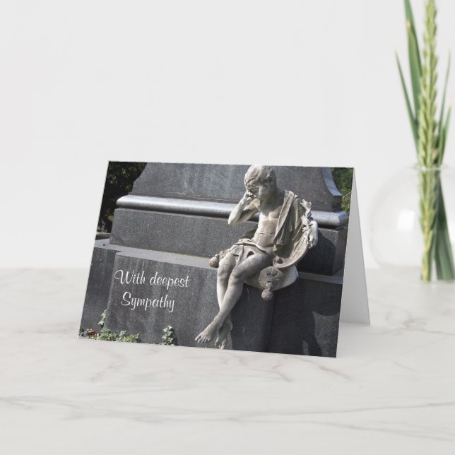 With Deepest Sympathy Card (Front)