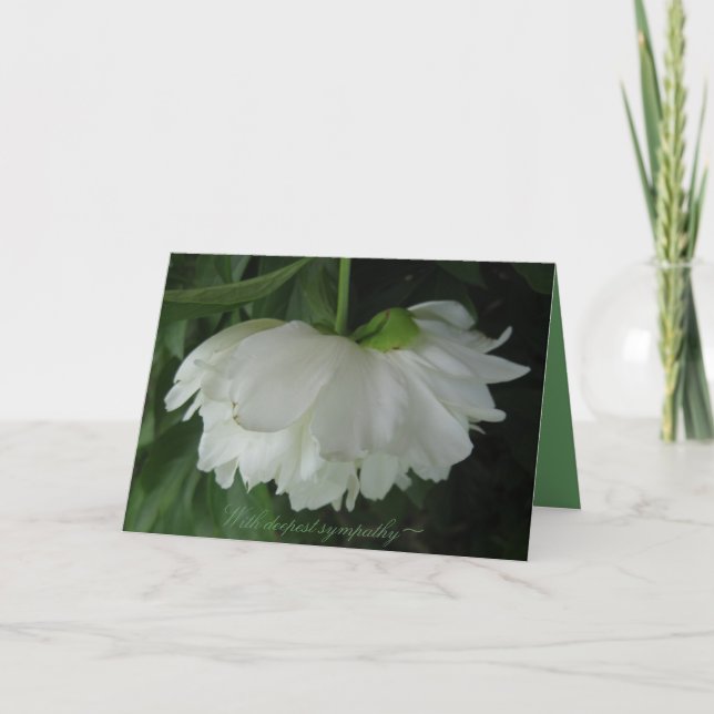 With deepest sympathy~card card (Front)