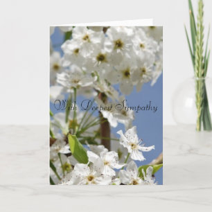 With Deepest Sympathy Floral Card