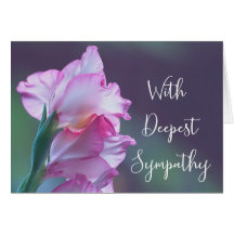 With deepest sympathy Gladiolus
