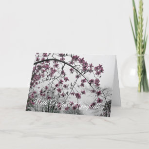 WITH DEEPEST SYMPATHY GREETING CARD