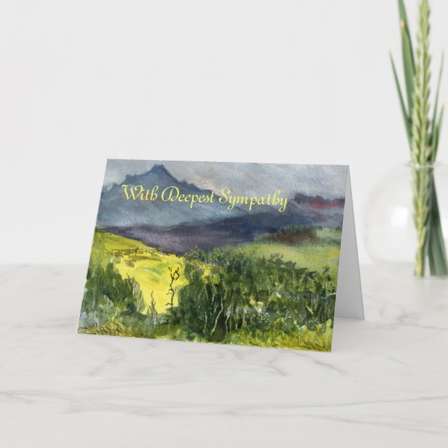 With Deepest Sympathy or All-Occasion Template (Front)