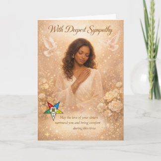 With Deepest Sympathy — Order of the Eastern Star  Card