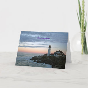 With deepest sympathy, sentinal at sunset card
