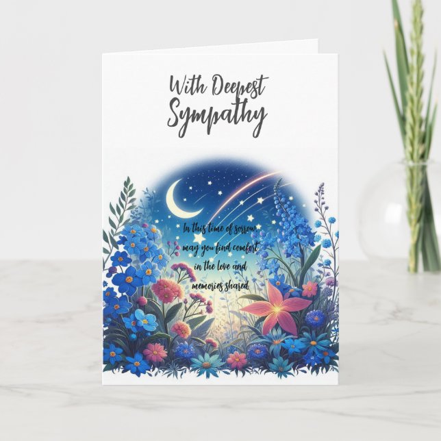 With Deepest Sympathy Thank You Card (Front)