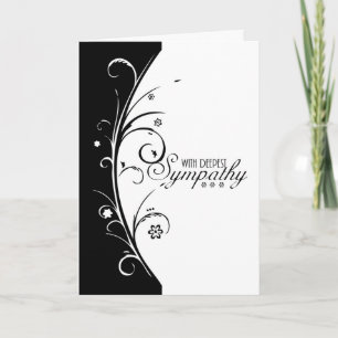 With Deepest Sympathy, understated, simple Card