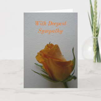 With DeepestSympathy Card