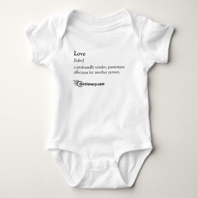 with Definition Baby Bodysuit (Front)