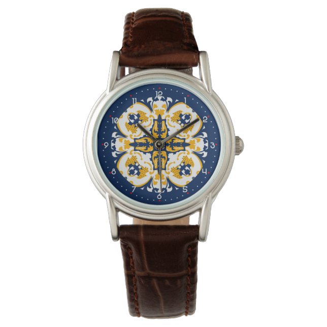 With digits beautiful Azulejo Radiance Watch (Front)