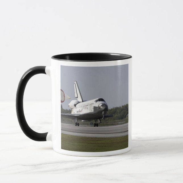 With drag chute unfurled mug (Left)