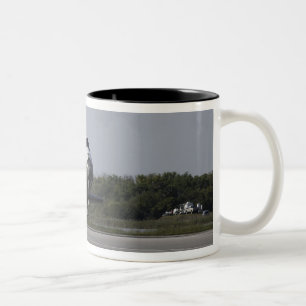 With drag chute unfurled Two-Tone coffee mug