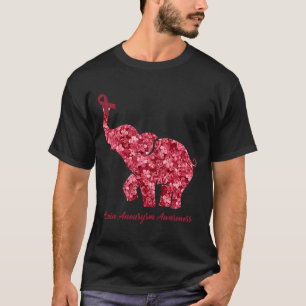 With Flower Brain Aneurysm Awareness Ribbon T-Shirt