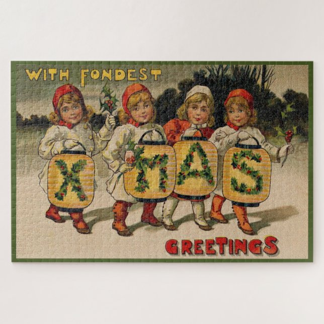 With Fondest Xmas Greetings Jigsaw Puzzle (Horizontal)