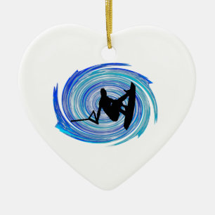WITH GLASSY CONDITIONS CERAMIC TREE DECORATION