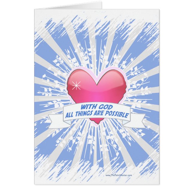 With God All Things are Possible (Front)