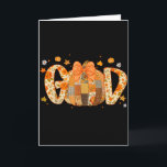 With God All Things Are Possible Christian Fall Th Card<br><div class="desc">With God All Things Are Possible Christian Fall Thanksgiving</div>