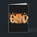 With God All Things Are Possible Christian Fall Th Card<br><div class="desc">With God All Things Are Possible Christian Fall Thanksgiving</div>