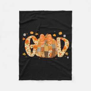With God All Things Are Possible Christian Fall Th Fleece Blanket