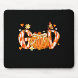 With God All Things Are Possible Christian Fall Th Mouse Mat