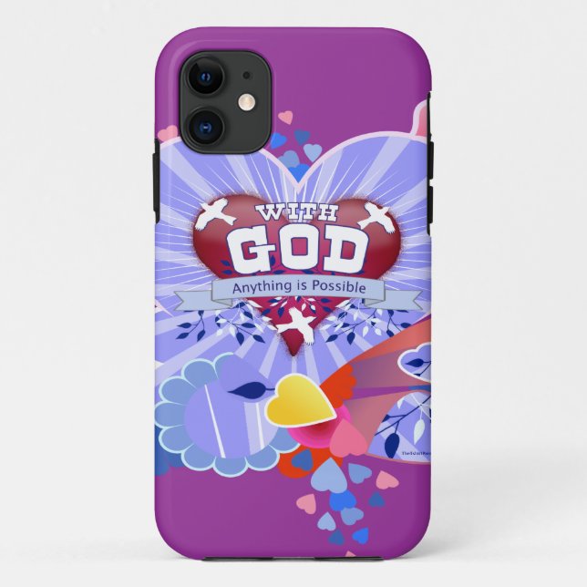 With God iPhone Case (Back)