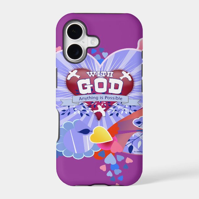 With God iPhone Case (Back)