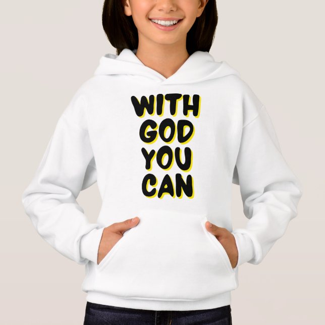 With God You Can Faith Based Girl's (Front)