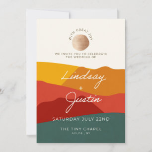 With Great Joy Wedding Invitation
