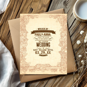 With Great Joy Wedding Invitations