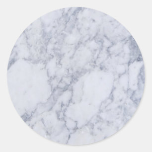 With Grey Marble Blank Template Custom Classic Rou Classic Round Sticker