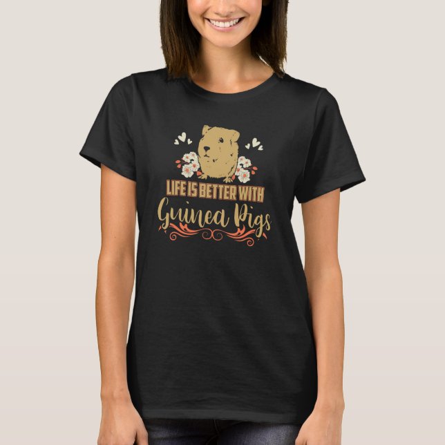 with guinea pigs Guinea Pig T-Shirt (Front)