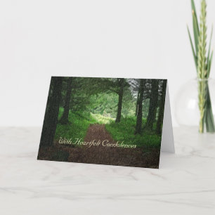 With Heartfelt Condolences Card