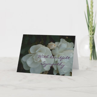 With heartfelt Sympathy - Beileidskarte Card