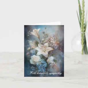 With heartfelt sympathy card