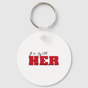 With Her Kamala Vote For 2024 President Kamala-har Key Ring