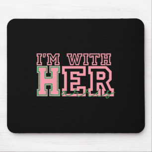 With Her Kamala Vote For 2024 President Kamala Har Mouse Mat