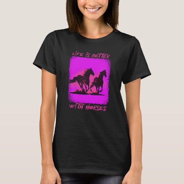 With Horses T-Shirt (Front)