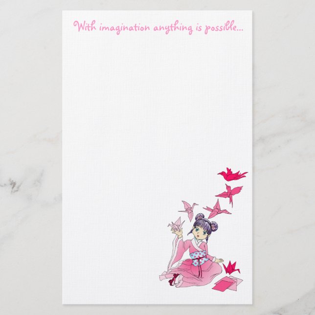 With imagination anything is possi... stationery (Front)