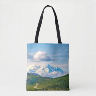 With its huge mountains and surrounded by a wonder tote bag